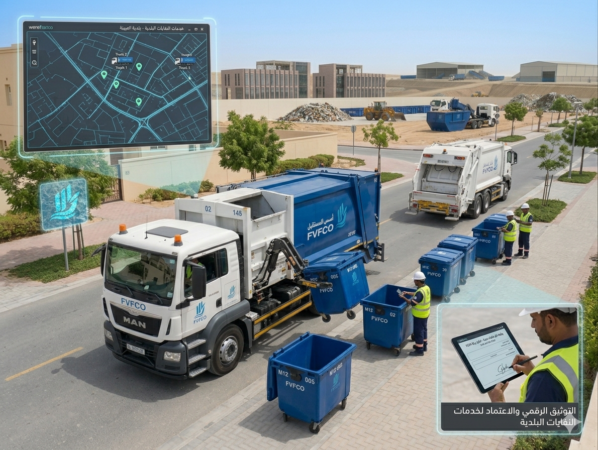 خدمات النفايات البلدية